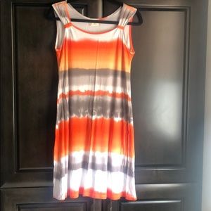 Swim cover up dress in lightweight fabric